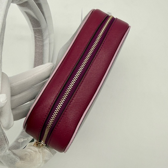 Kate Spade Oh Snap Mini Camera Bag Dark Raspberry - Picture 7 of 16